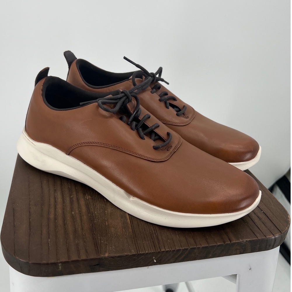 Cole Haan Grand Crosscourt RunOx Sneakers — British Tan Leather 10.5 — NWOT